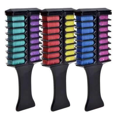 Washable Color Hair Chalk Got Glam Temporary colour Hair comb Environmental Friendly round hair color chalk