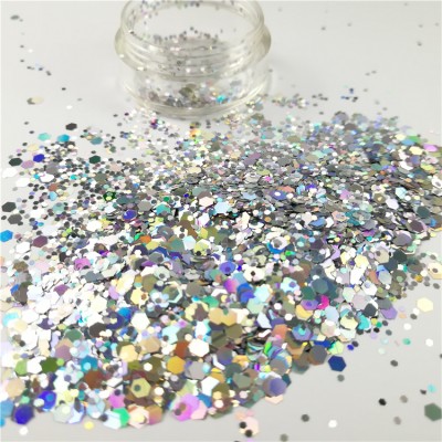 Make Up Arts Crafts Holographic Face Body Loose Chunky Glitters