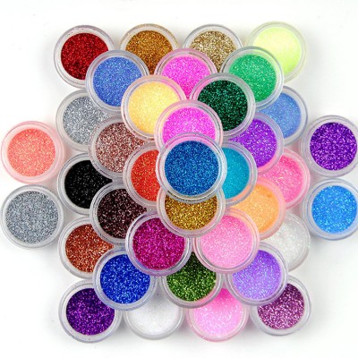 Bulk Wholesale Peel Off Mixed Size Chunky Glitter Powder