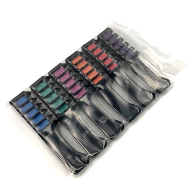 Non-toxic Temporary Hair Dye Colour Kit Pastels Salon Kit 12 color dye hair chalk Birthday kids party for decoration hair chalk