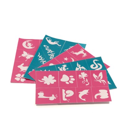 Face Paint Stencils Thick Soft Pliable And Easy To Stick Down And Reuse