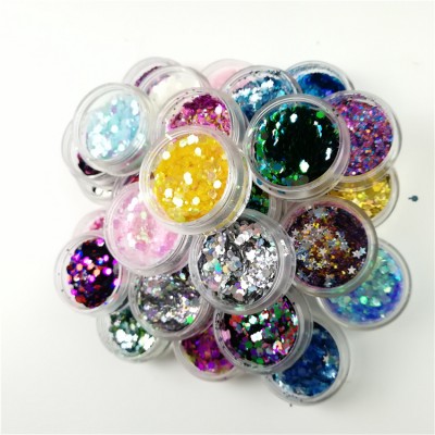 Wholesale Colorful Cosmetic Chunky Glitter Fabric acrylic sheet